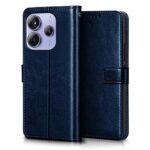 Shock Proof Flip Cover Back Case for Redmi Note 14 Se 5G | Magnetic Wallet Leather Case with Stand - Image 4