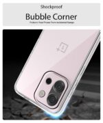 Transparent Back Cover Case for 1+ OnePlus 13s 5G | Raised Bumps for Full Device & Camera Protection Shockproof TPU Silicone Back Case Mobile Cover Transparent - Image 4