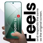 Unbreakable Nano Film Glass Screen Protector for Xiaomi 14 [ Flexible Like a Screen Guard, Harder Than a Tempered Glass ]  Pack of 2 Clear - Image 5