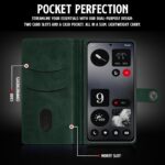 Shock Proof Flip Cover Back Case for Nothing Cmf Phone 1 | Magnetic Wallet Leather Case with Stand - Image 6