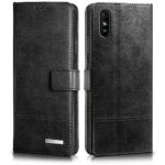 Shock Proof Flip Cover Back Case for Xiaomi Mi Redmi 9A | Magnetic Wallet Leather Case with Stand