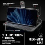 Shock Proof Flip Cover Back Case for Realme P2 Pro 5G | Magnetic Wallet Leather Case with Stand - Image 5