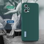 Ultra Slim Soft Rubberised Back Cover Case for Xiaomi Redmi Note 12 Pro Plus 5G | Inner Velvet Fabric Lining | Matte Silicone Flexible Camera Protection Back Cover ? Green - Image 4