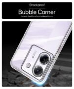 kelpuj Transparent Back Cover Case for Poco M7 Pro 5G | Raised Bumps for Full Device & Camera Protection Shockproof TPU Silicone Back Case Mobile Cover Transparent - Image 8