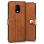 Shock Proof Flip Cover Back Case for Redmi Note 10 Lite | Magnetic Wallet Leather Case with Stand - Image 2