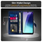 Shock Proof Flip Cover Back Case for Redmi A4 5G | Magnetic Wallet Leather Case with Stand - Image 6