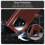 Shock Proof Flip Cover Back Case for Redmi Note 14 Pro Plus 5G | Magnetic Wallet Leather Case with Stand - Image 5