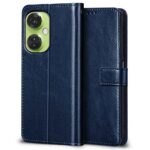Shock Proof Flip Cover Back Case for Oneplus Nord Ce 3 Lite 5G | Magnetic Wallet Leather Case with Stand - Image 2