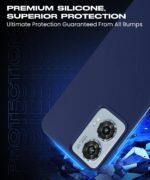 Slim Frameless Back Cover for Motorola Moto Edge 50 Fusion 5G | Moto Edge G96 Fusion 5G Ultra Thin Lightweight Design & Camera Protection | Soft Matte Silicone Flexible Mobile Case Blue - Image 8