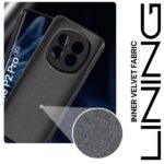 Back Cover for Realme P2 Pro 5G | Ultra Slim Soft Rubberised Case | Inner Velvet Fabric Lining | Matte Silicone Flexible Mobile Case | Camera Protection - Black - Image 2