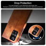 Shock Proof Flip Cover Back Case for Redmi Note 11T 5G | Magnetic Wallet Leather Case with Stand - Image 4