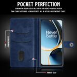 Shock Proof Flip Cover Back Case for 1+ Oneplus Nord Ce 3 Lite 5G | Magnetic Wallet Leather Case with Stand - Image 4