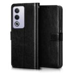 Shock Proof Flip Cover Back Case for Oppo A3 Pro 5G | Magnetic Wallet Leather Case with Stand - Image 4