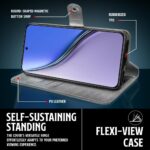 Shock Proof Flip Cover Back Case for Realme P3 Ultra 5G | Magnetic Wallet Leather Case with Stand - Image 8