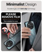 Shock Proof Clear Protective Back Case for Lava Agni 2 5G - AirEDGE Technology | 360 Degree Camera Protection | Transparent Hybrid Back Case Mobile Cover - Black - Image 5