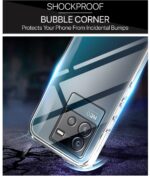 Crystal Clear Transparent Back Case Cover for iQOO Neo 6 5G | Full Device & Camera Protection Shockproof TPU Silicone Back Cover Case Transparent - Image 4