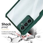 Shock Proof Clear Back Case Mobile Cover for Samsung Galaxy M13 4G | F13 (Hard | Hybrid PC + TPU | Full Armour Device & Camera Protection | Green) - Image 3