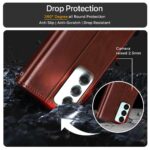 Shock Proof Flip Cover Back Case for Samsung Galaxy A16 5G | Magnetic Wallet Leather Case with Stand - Image 8