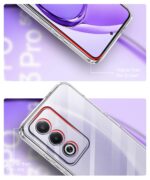 Crystal Clear Transparent Back Cover Case Compatible with Oppo A3 Pro 5G & Oppo K12x 5G Shockproof Flexible TPU Silicone Case with Full Body & Camera Protection Transparent - Image 6