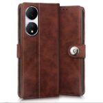 Shock Proof Flip Cover Back Case for Vivo Y100 5G | Magnetic Wallet Leather Case with Stand - Image 2