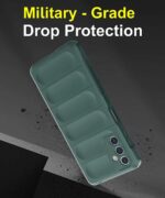 Ultimate Silicon Back Cover Case for Samsung Galaxy M14 5G | Military Grade Drop Protection Shockproof Bumper | Anti-Slip Grip | Scratch Proof Micro-Fibre Cloth Inside (Forest Green) - Image 8