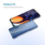 Flexible Shockproof Crystal Clear TPU Back Cover Case Full Protection with Cushioned Edges Clear TPU Back Case Cover for Galaxy M40 - Transparent - Image 3
