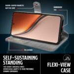 Shock Proof Flip Cover Back Case for Realme P3 5G | Magnetic Wallet Leather Case with Stand - Image 5