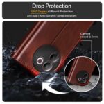 Shock Proof Flip Cover Back Case for Vivo V30E 5G | Magnetic Wallet Leather Case with Stand - Image 5