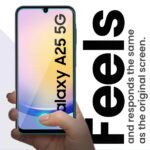 Unbreakable Nano Film Glass Screen Protector for Samsung Galaxy A25 5G [ Flexible Like a Screen Guard, Harder Than a Tempered Glass ]  Pack of 2 Clear - Image 5