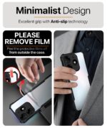 Shock Proof Clear Protective Back Case for Tecno Spark 10 Pro 5G AirEDGE Technology | 360 Degree Camera Protection | Transparent Hybrid Back Case Mobile Cover Black - Image 4