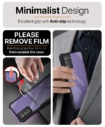 Shock Proof Clear Protective Back Case for Nokia G42 5G - AirEDGE Technology | 360 Degree Camera Protection | Transparent Hybrid Back Case Mobile Cover - Black - Image 5