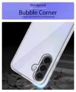 Transparent Back Cover Case for Samsung Galaxy A36 5G | Galaxy A56 5G | Raised Bumps for Full Device & Camera Protection Shockproof TPU Silicone Back Case Mobile Cover Transparent - Image 6