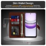 Shock Proof Flip Cover Back Case for Realme 14X 5G | Magnetic Wallet Leather Case with Stand - Image 6