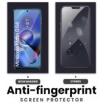 Unbreakable Nano Film Glass Screen Protector for Motorola Moto G54 5G | Moto G64 5G [Flexible Like Screen Guard, Harder Than Tempered Glass]  Pack of 2 Clear - Image 5