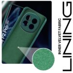 kelpuj Back Cover for Realme P2 Pro 5G | Ultra Slim Soft Rubberised Case | Inner Velvet Fabric Lining | Matte Silicone Flexible Mobile Case | Camera Protection - Green - Image 2