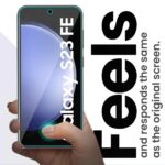 Unbreakable Nano Film Glass Screen Protector for Samsung Galaxy S23 FE 5G [ Flexible Like a Screen Guard, Harder Than a Tempered Glass ]  Pack of 2 Clear - Image 5