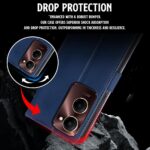 Shock Proof Flip Cover Back Case for Iqoo Z9 Lite | Magnetic Wallet Leather Case with Stand - Image 8