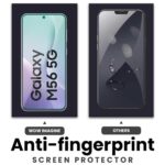 Unbreakable Nano Film Glass Screen Protector for Samsung Galaxy M56 5G | Galaxy F56 5G [ Flexible Like a Screen Guard, Harder Than a Tempered Glass ]  Pack of 2 Transparent - Image 4