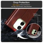Shock Proof Flip Cover Back Case for Iqoo Z9X 5G | Magnetic Wallet Leather Case with Stand - Image 8
