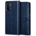 Shock Proof Flip Cover Back Case for Oppo A54 5G | Magnetic Wallet Leather Case with Stand - Image 2