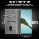 Shock Proof Flip Cover Back Case for Realme 13 Pro 5G | Magnetic Wallet Leather Case with Stand - Image 6