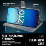 Shock Proof Flip Cover Back Case for Iqoo Z10 5G | Magnetic Wallet Leather Case with Stand - Image 5