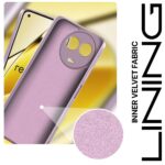 Back Cover for Realme Narzo 60X 5G | 11 5G | 11X 5G | C67 | Ultra Slim Soft Rubberised Case | Inner Velvet Fabric Lining | Matte Silicone Flexible Mobile Case | Camera Protection - Lilac - Image 2