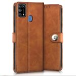 Shock Proof Flip Cover Back Case for Samsung Galaxy M31 | Magnetic Wallet Leather Case with Stand - Image 4