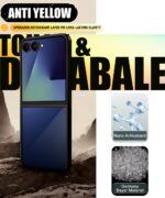 Shock Proof Flip Cover Back Case for Samsung Galaxy Z Flip 7 5G | Magnetic Wallet Leather Case with Stand - Image 3