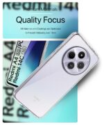 Transparent Back Cover Case Compatible with Redmi A4 5G, Poco C75 5G, Redmi 14C 5G Shockproof TPU Silicone Case with Raised Bumps for C - Image 7