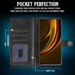 Shock Proof Flip Cover Back Case for Realme 13 Plus 5G | Magnetic Wallet Leather Case with Stand - Image 6