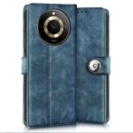 Shock Proof Flip Cover Back Case for Realme Narzo 60 Pro | Magnetic Wallet Leather Case with Stand - Image 2