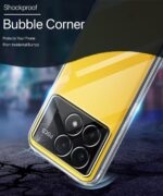 Crystal Clear Transparent Back Case Cover for Poco X6 Pro 5G | Full Device & Camera Protection Shockproof TPU Silicone Back Cover Case Transparent - Image 5