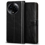 Shock Proof Flip Cover Back Case for Realme Narzo 60X 5G | Magnetic Wallet Leather Case with Stand - Image 2